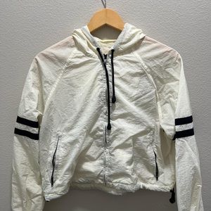 Brandy Melville White Windbreaker